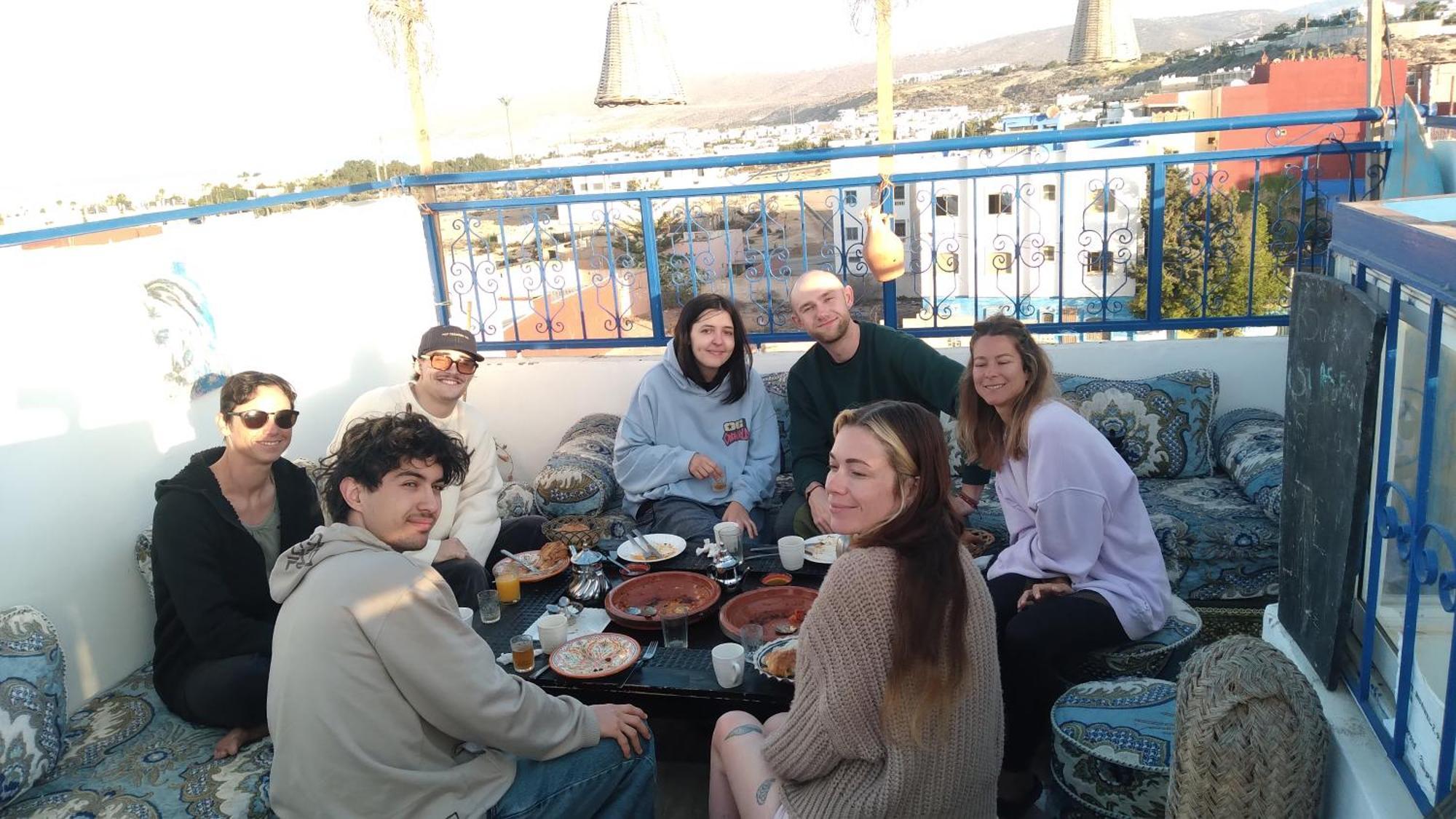 Idriss Tamraght Surfhostel Taghazout Dış mekan fotoğraf